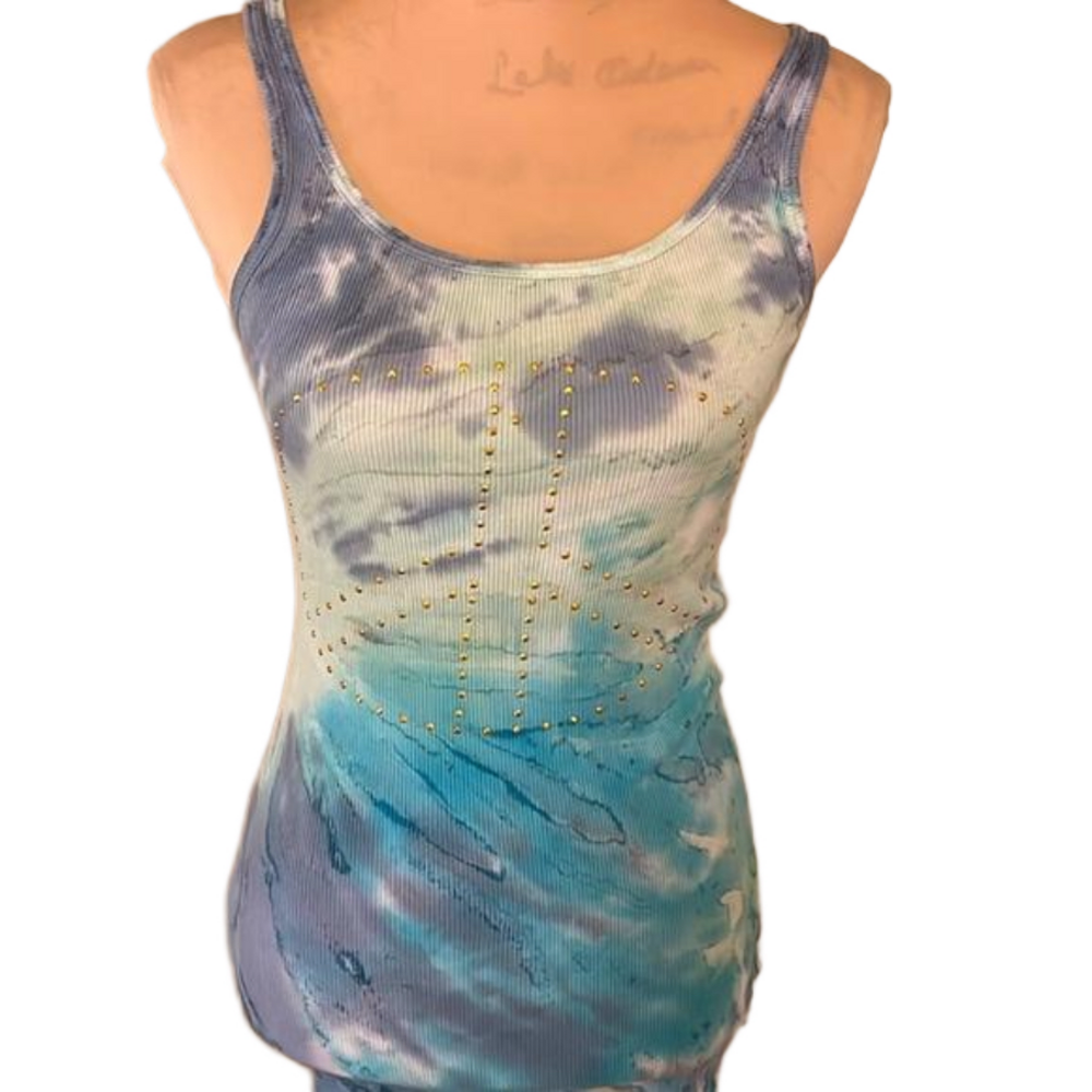 L.O.L. Vintage tie-dyed tank top size medium